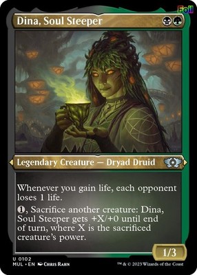 Foil Dina, Soul Steeper (Foil Etched) - 102 - NM - March of the Machine: Mult...