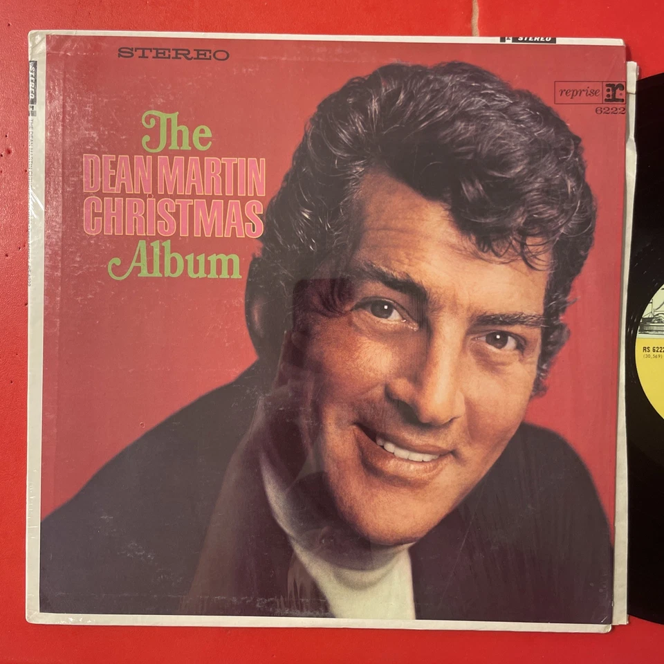 The Dean Martin Christmas Album LP Reprise Stereo 1st Tri Color + Shrink TOP M-! - Image 2 of 4