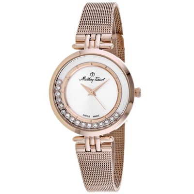 Mathey Tissot Women's Fleury XVI Silver Dial Watch - FOO4PI