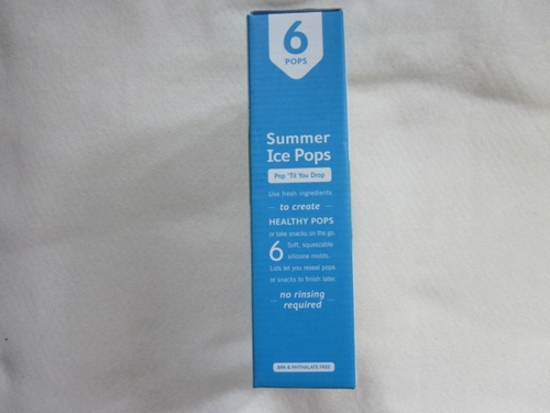 KOJI SUMMER ICE POPS 6 SILICONE MOLDS NEW - Picture 3 of 3