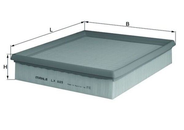 Mahle Luftfilter LX 889 Filtereinsatz FüR Rover MG RJ ZT 75 16V 160 180 190 1-image
