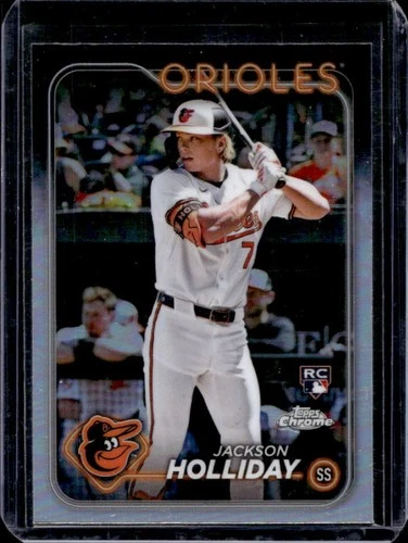 2024 Topps Chrome Jackson Holliday RC Refractor Rookie #88 Orioles