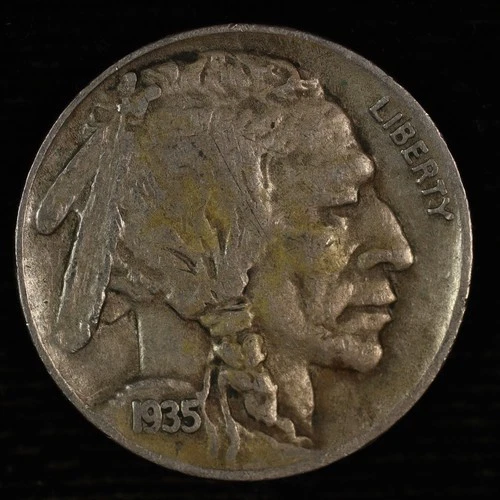 Buffalo Nickel. 1935 D. Fine. Lot # 9037-89-60