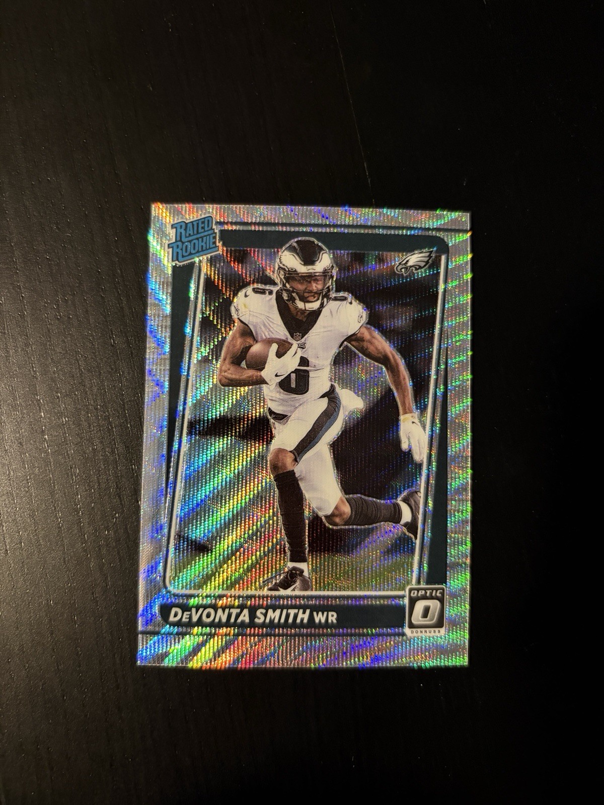 Devonta Smith 2021 Optic Rated Rookie Wave /299 Prizm RC #205 EAGLES