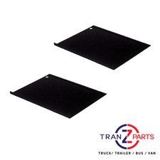 2 X NUMBER PLATE BLANK STEEL BLACK FINISH