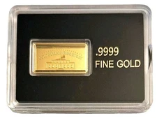 Fort Knox Bullion .9999 Pure Gold Bar Proof Collectible