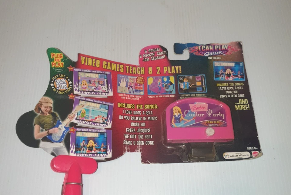 2007 Mattel Can Play Guitar Nashville Hit Guitar Greats Barbie Guitar? Foto 3 de 4