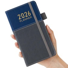 Pocket Calendar 2026, Weekly and Monthly Small Planner for Purse, Jan.202