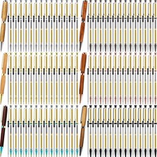 84 Pcs 7mm Pen Making Kits for Woodturning Slimline Pen Bulk Twist Kit with R...