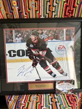 Brian Campbell #51 signed photo 16x20  And Brass Name Plate & COA