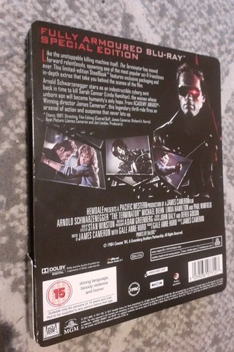 The Terminator 1984 Blu Ray Steelbook OOP Rare - Bild 2 von 5