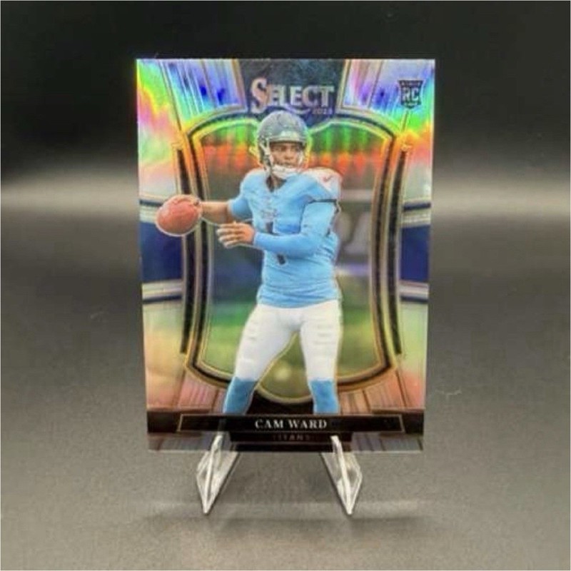 Panini Select 2025 Silver Prizm Rookie #126 Cam Ward Tennessee Titans