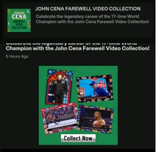 ⭐ TOPPS WWE SLAM | JOHN CENA FAREWELL VIDEO COLLECTION | COMPLETE SETS ⭐