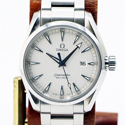 Omega Seamaster Aqua Terra 231.10.39 Silver Tapestry Dial Mens