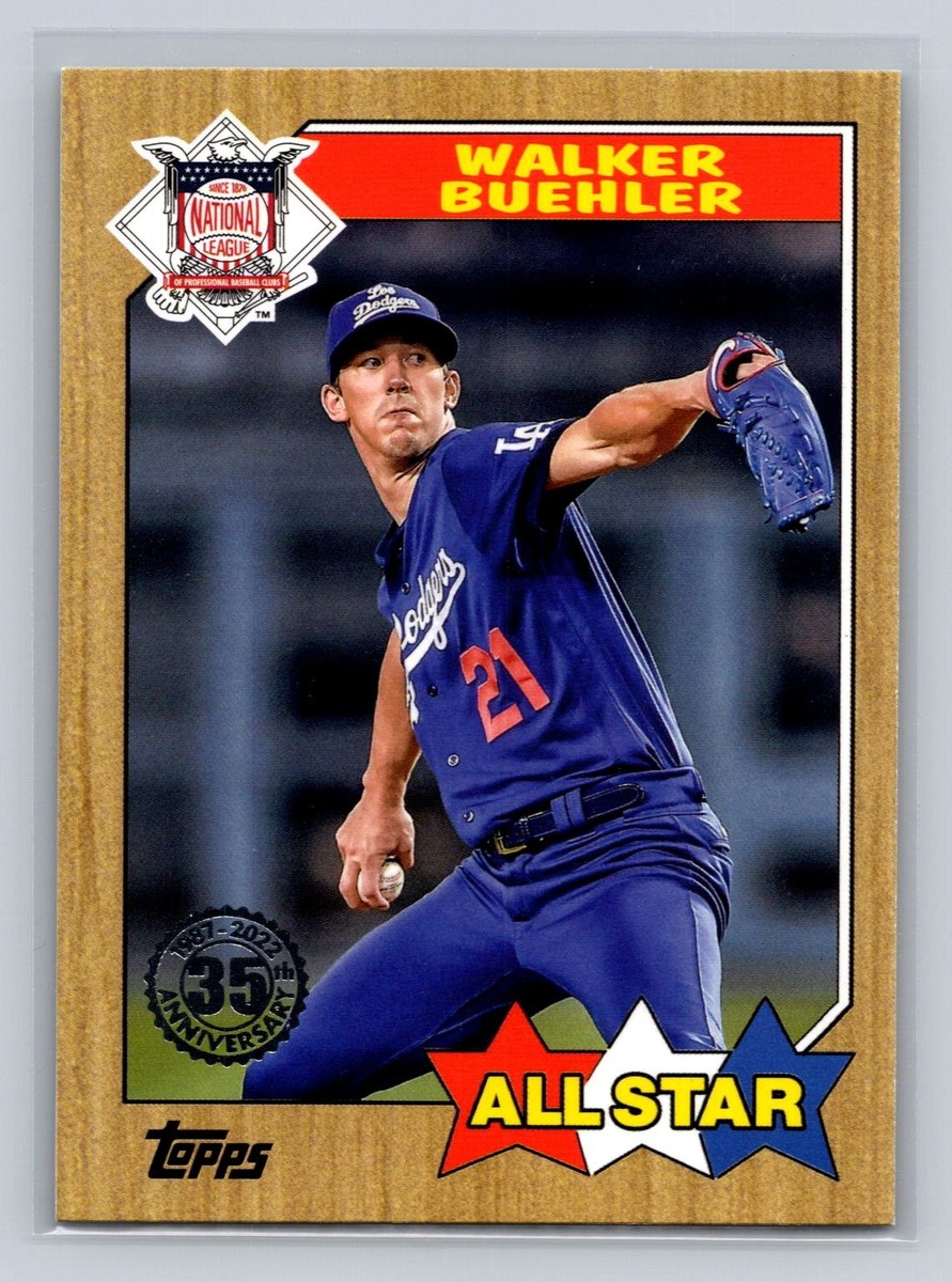 Walker buehler WBC topps fivestar ドジャース 2022 Topps #87AS-33 Walker Buehler 1987 Topps Baseball 35th Anniv
