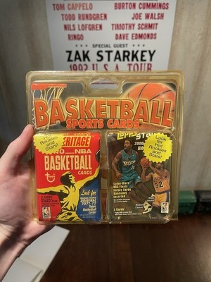 2000-01 Topps Heritage Basketball Factory Sealed Hobby Packs (4) Lot Bundle