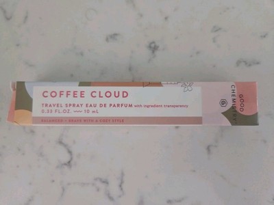 Good Chemistry COFFEE CLOUD Eau De Parfum Perfume Spray TRAVEL SIZE 0.33 fl oz