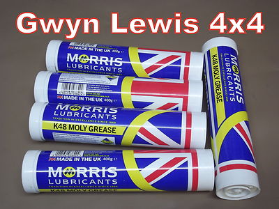 5 x MORRIS K48 MOLY FETT 400g PS Gelenke Propswellenradlager Land Rover