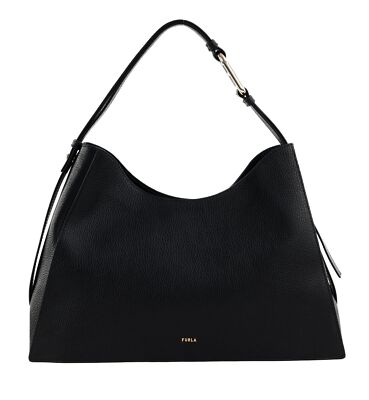 FURLA Nuvola Hobo Bag L Schultertasche Tasche Nero schwarz Neu