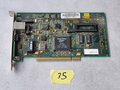 3Com Fast Etherlink PCI 3C595-TX 03-00027-001 LAN Karte Ethernet RJ45 #35