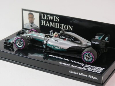 MINICHAMPS - 1/43 - MERCEDES-BENZ F1 W07 HYBRID - WINNER ABU DHABI