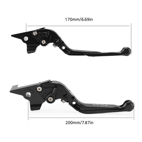 Rear Front Brake Levers For YAMAHA XP 500 530 560 TMAX 2008-2024 CNC Folding - Picture 7 of 18