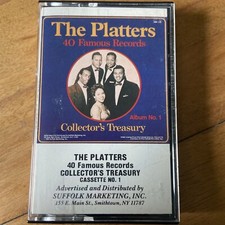 40 Famous Records Cassette No. 1 By The Platters Cassette, 1985, SMI Soul Pop