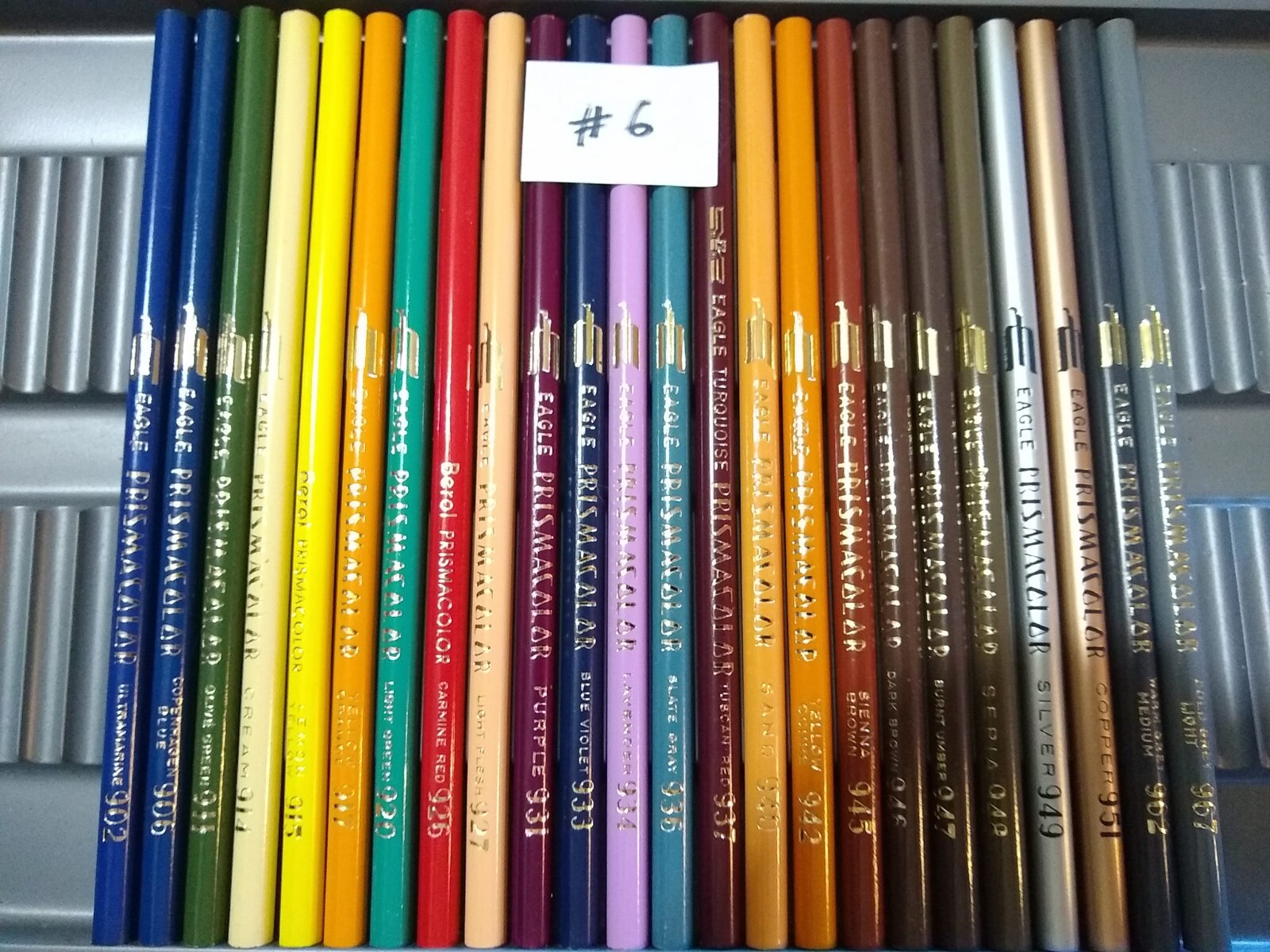 Set Lot of 24 Rare Discontinued Colored Pencils Eagle Berol Prismacolor