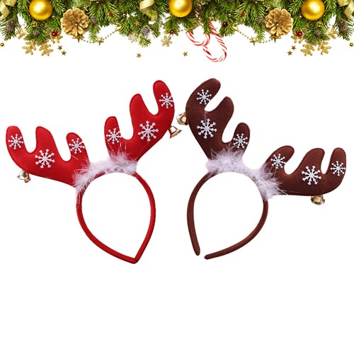 2 Pcs Antlers Bell Headband Christmas Hair Accessories Kids eBay