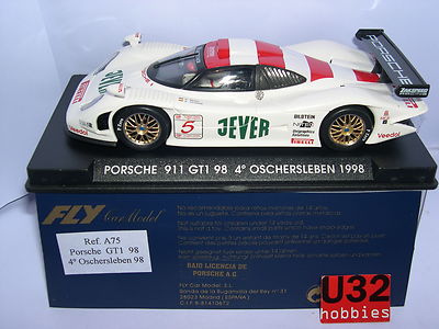 Fly A-75 Porsche 911 GT1 98 #5 4th Oschersleben 1998 Jever A. Grau-A. Scheld MB