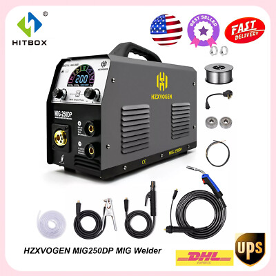 Aluminum Welding 4in1 Multi-Process HZXVOGEN Gas&Gasless MIG TIG MMA Machine USA