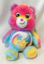 Care Bears Dream Bright Bear Plush 14 Rainbow Stuffed Animal 2023