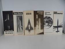 Lot of 6, Vintage 1970's NASA Pamphlets - Shuttle, Space Lab