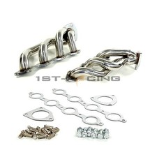 Turbo Exhaust Headers Kit For Gmc Chevy 1500 4.8 5.3l V8 Silverado Sierra 02-06