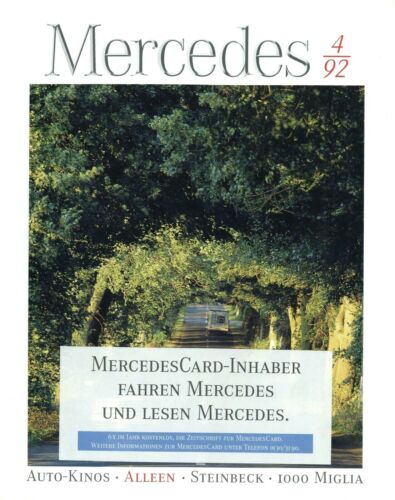 Mercedes Magazin 4/92 1992 Unimog Claudio Abbado Berliner Philharmoniker - Afbeelding 1 van 3