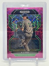 2022 Panini Prizm Draft Picks #PDP126 A.J. Izzi Neon Pink Velocity/Pink Lazer