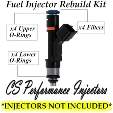 Fuel Injectors Rebuild Repair Kit fits 0280158179 for 08-19 Ford Lincoln 2.0L I4