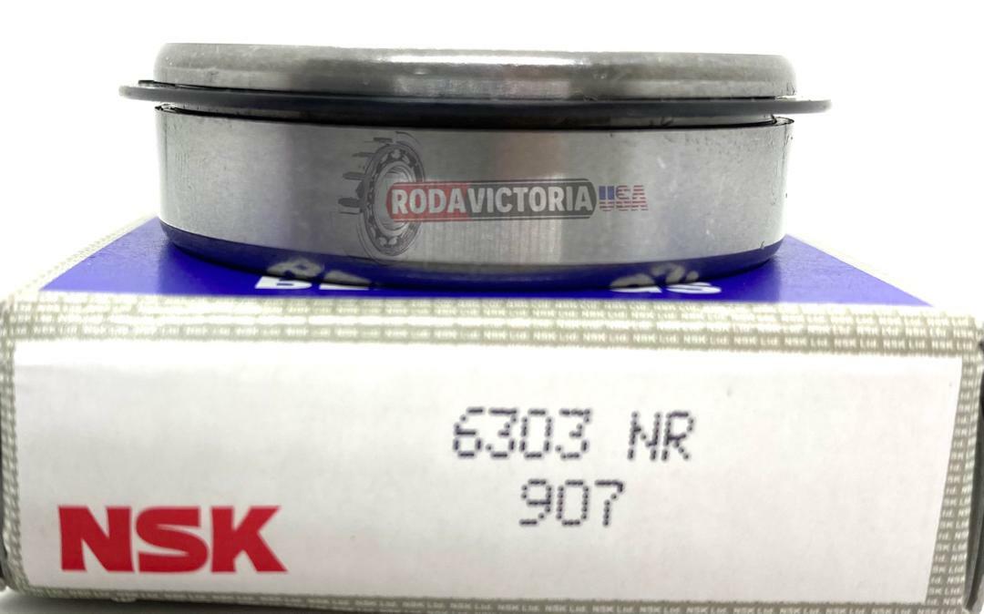 NSK JAPAN 6303 NR C3 Deep Groove Ball Bearing - Snap Ring