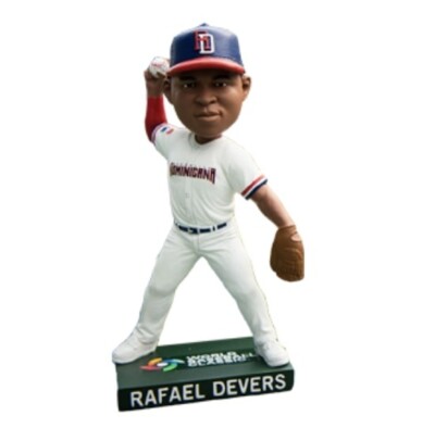 Rafael Devers Boston Red Sox 2023 WBC Dominican Republic Bobblehead SGA 9/22/23