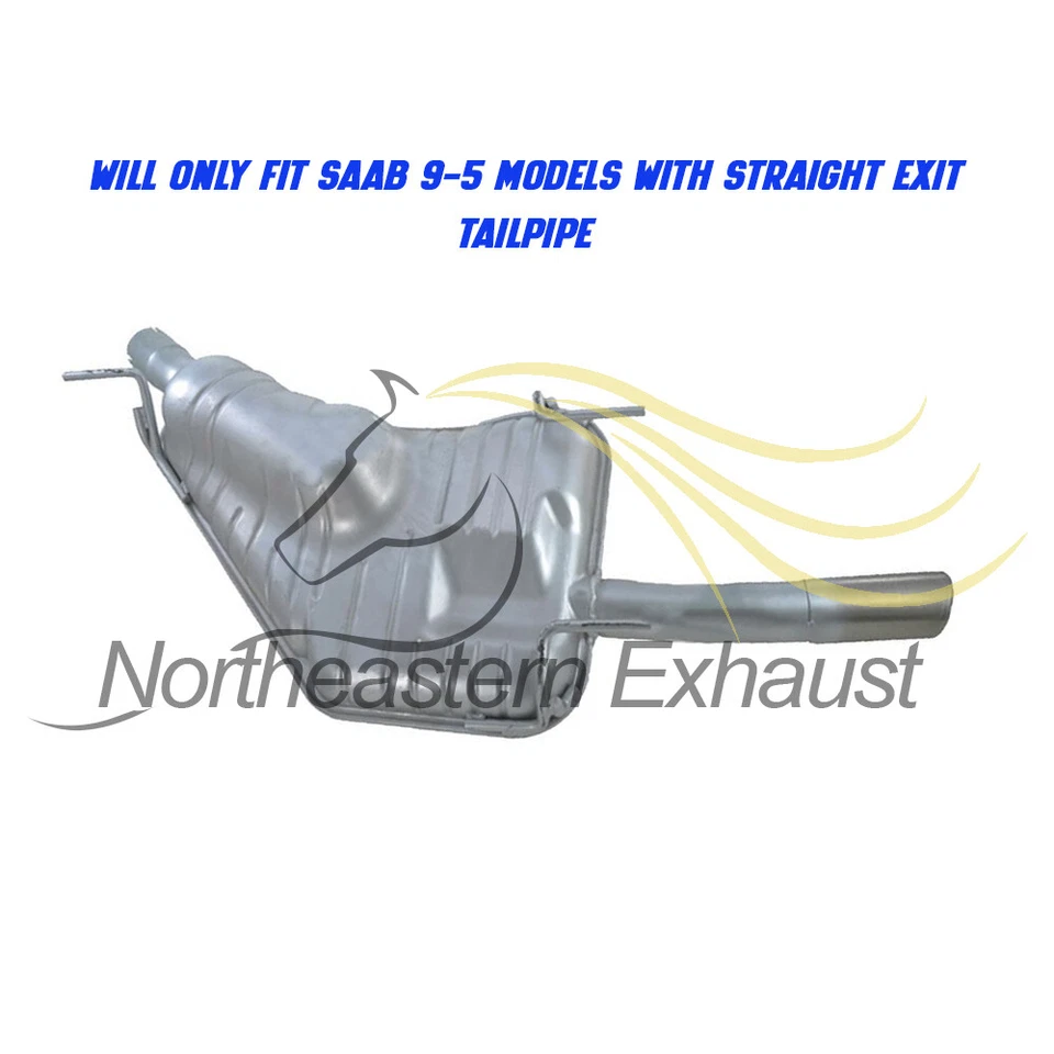 Kit de sistema de escape silenciador tubo de escape resonador se adapta a: 1999-2009 Saab 9-5 2,3 L Foto 4 de 4