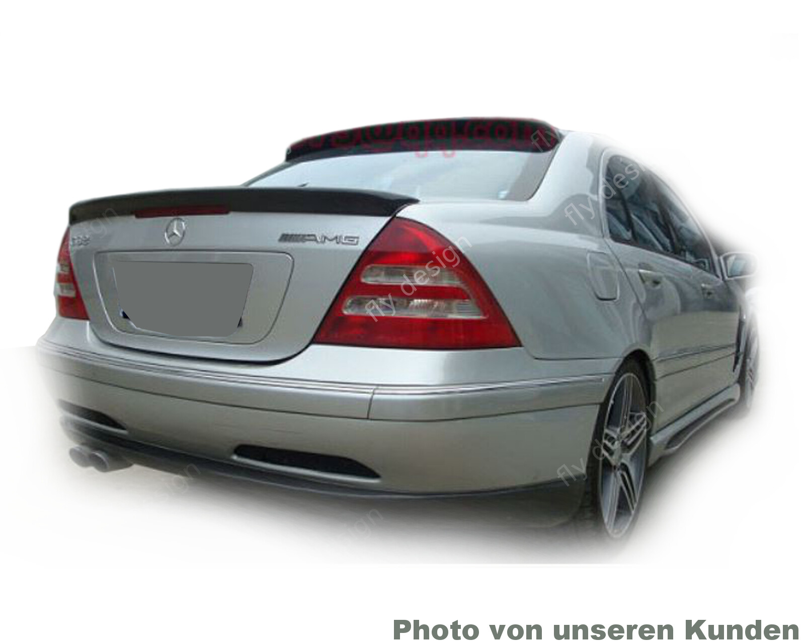 Spoiler fits for MERCEDES C W203, Sporty