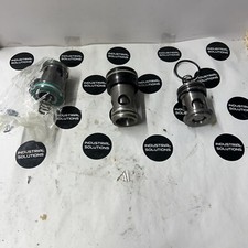 (3) MOOG Hydrolux Hydraulic Cart. Valve  Assy’s, Part Numbers Unknown Mixed Lot