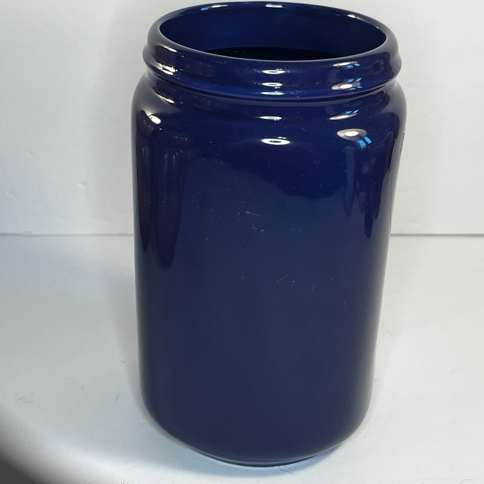 Debi Lilly Leaf Foil Ceramic Floral Vase Mason Jar Style Fall Autumn 7 1/4" New eBay