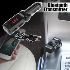 New Car Wireless USB Bluetooth FM Transmitter Car Charger Handsfree MP3 Player