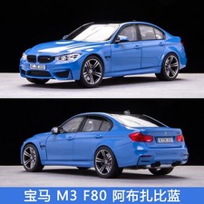 1: 18 NOREV BMW M3 F80 Abu Dhabi Blue coupe alloy car model collection