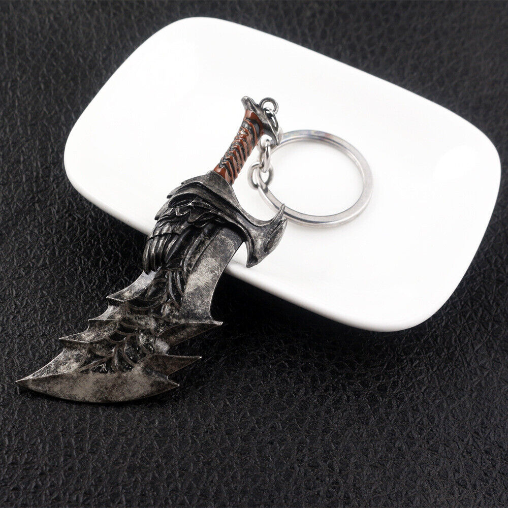 God Of War Ragnarok Keyring Keychain Kratos Blade of Chaos Leviathan Axe  Jötnar