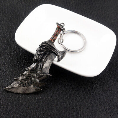 God of War Ragnarok Keychain Kratos Blades of Exile Leviathan Axe Hammer  Mjolnir Weapon Penant Key Chain for Men Keying Jewelry