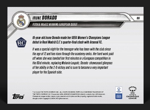 2024/2025 TOPPS NOW ⭐ UEFA CHAMPIONS LEAGUE DONNE ⭐ SERIE / LISTA - Picture 39 of 59