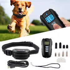 Elektroschock Hundetrainer  E-Halsband, Anti-Bark, IPX7 Wasserdicht, 300m  Reichweite