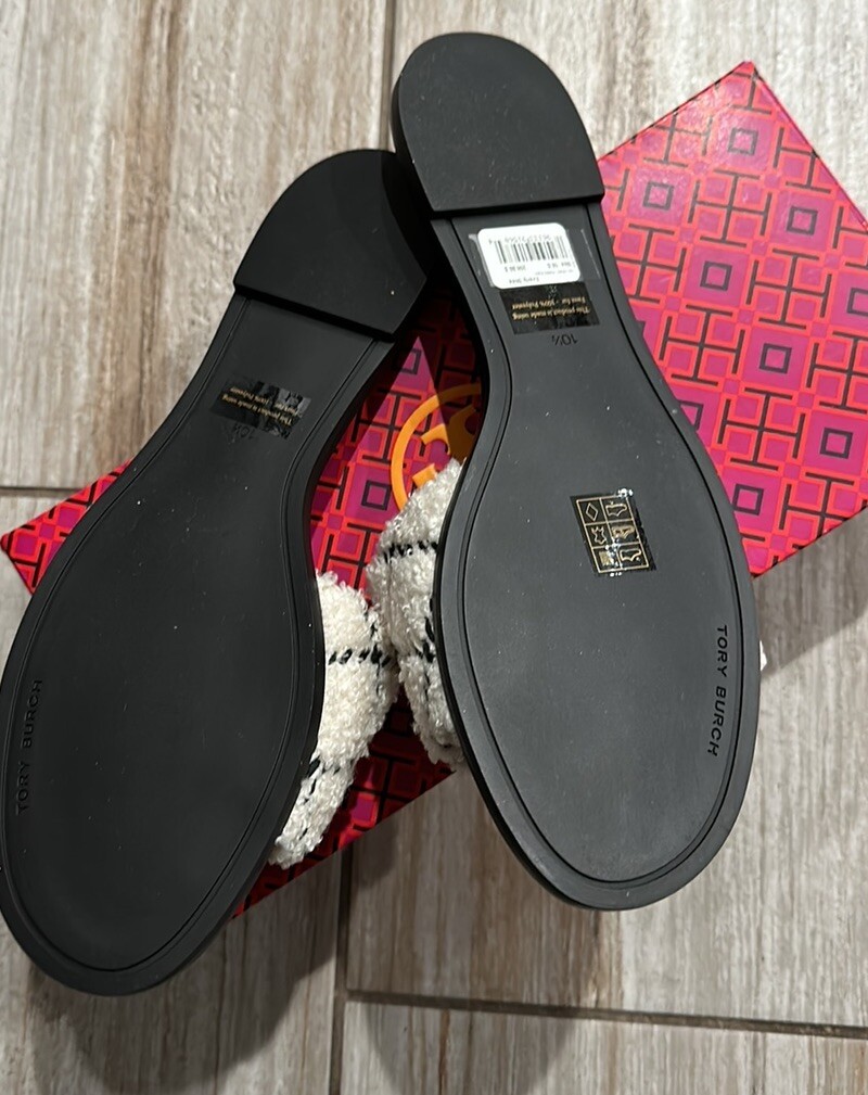 【TORY BURCH】EVERLY SLIDE 在庫確認願います Tory Burch Everly Slide Black & White | eBay